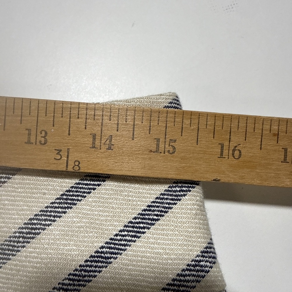 J. Crew Womens Striped 100% Linen Faux Wrap Mini Skirt Size 6 Preppy Coastal - Picture 7 of 7